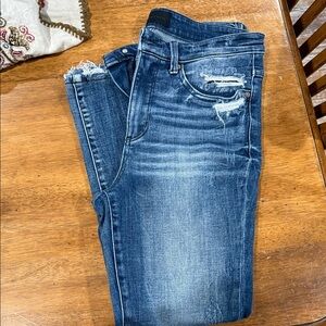 Buckle Black Blue Denim Jeans